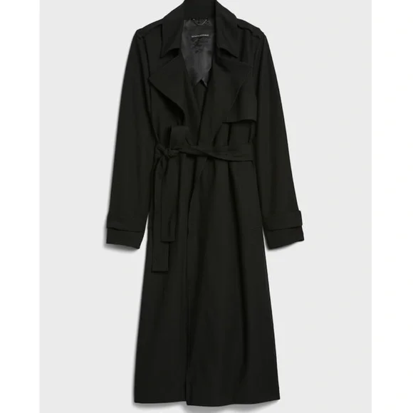 NWOT Banana Republic Soft Trench Coat - Picture 5 of 11